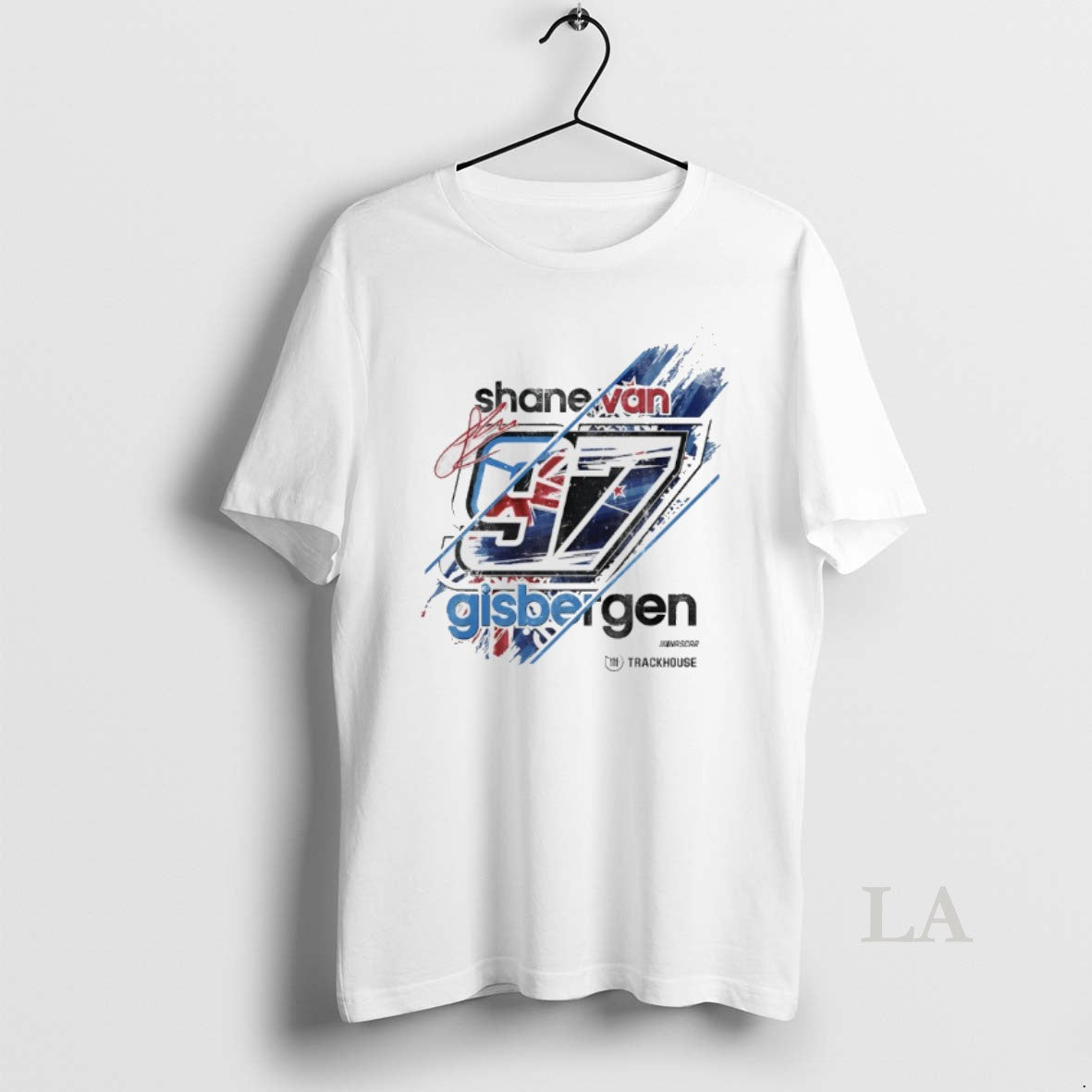 Original Shane Van Gisbergen 97 Trackhouse Racing Team 2026 Driver Flag Signature T-Shirts, Hoodie, Sweatshirt