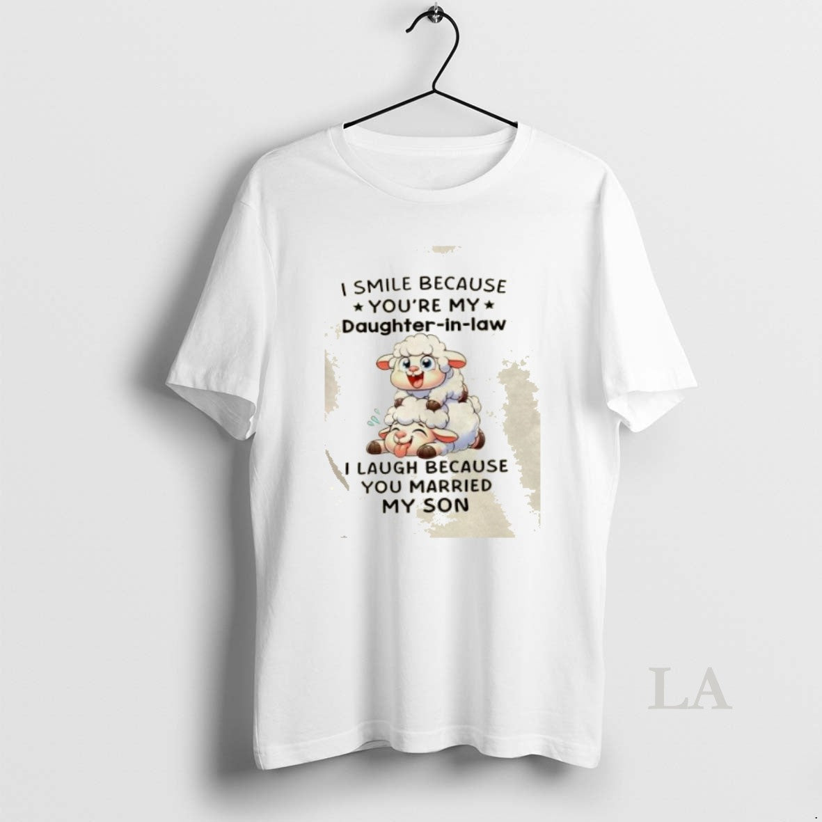 Original Sheep I Smile Because Youre My Daughter In Law I Laugh Because You Married T-Shirts, Hoodie, Sweatshirt