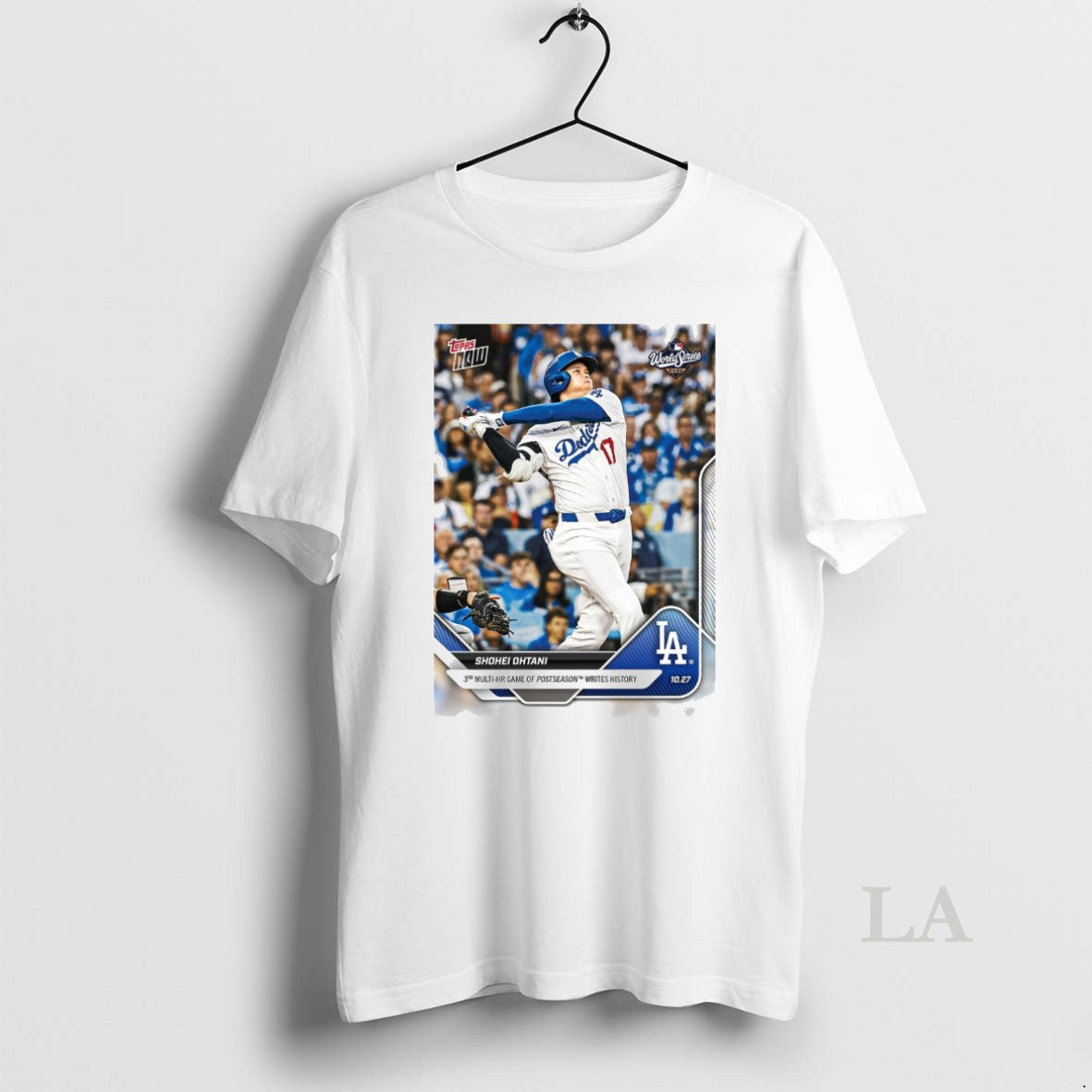 Original Shohei Ohtani 2025 Mlb Topps Los Angeles Dodgers 3rd Multi Hr Game Of Postseason T-Shirts, Hoodie, Sweatshirt