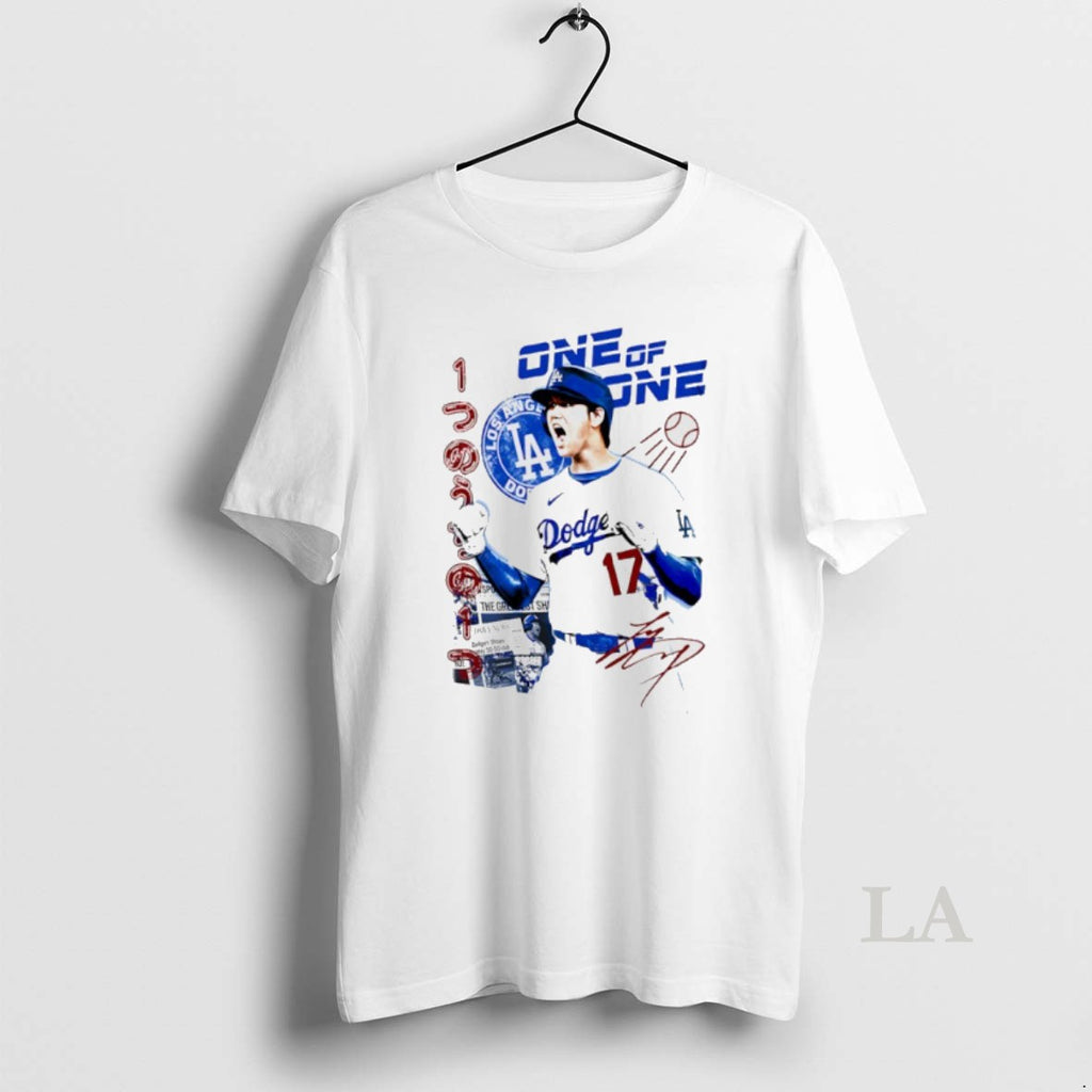 Original Shohei Ohtani Los Angeles Dodgers One Of One Champions T-Shirts, Hoodie, Sweatshirt | InkNestWear.com