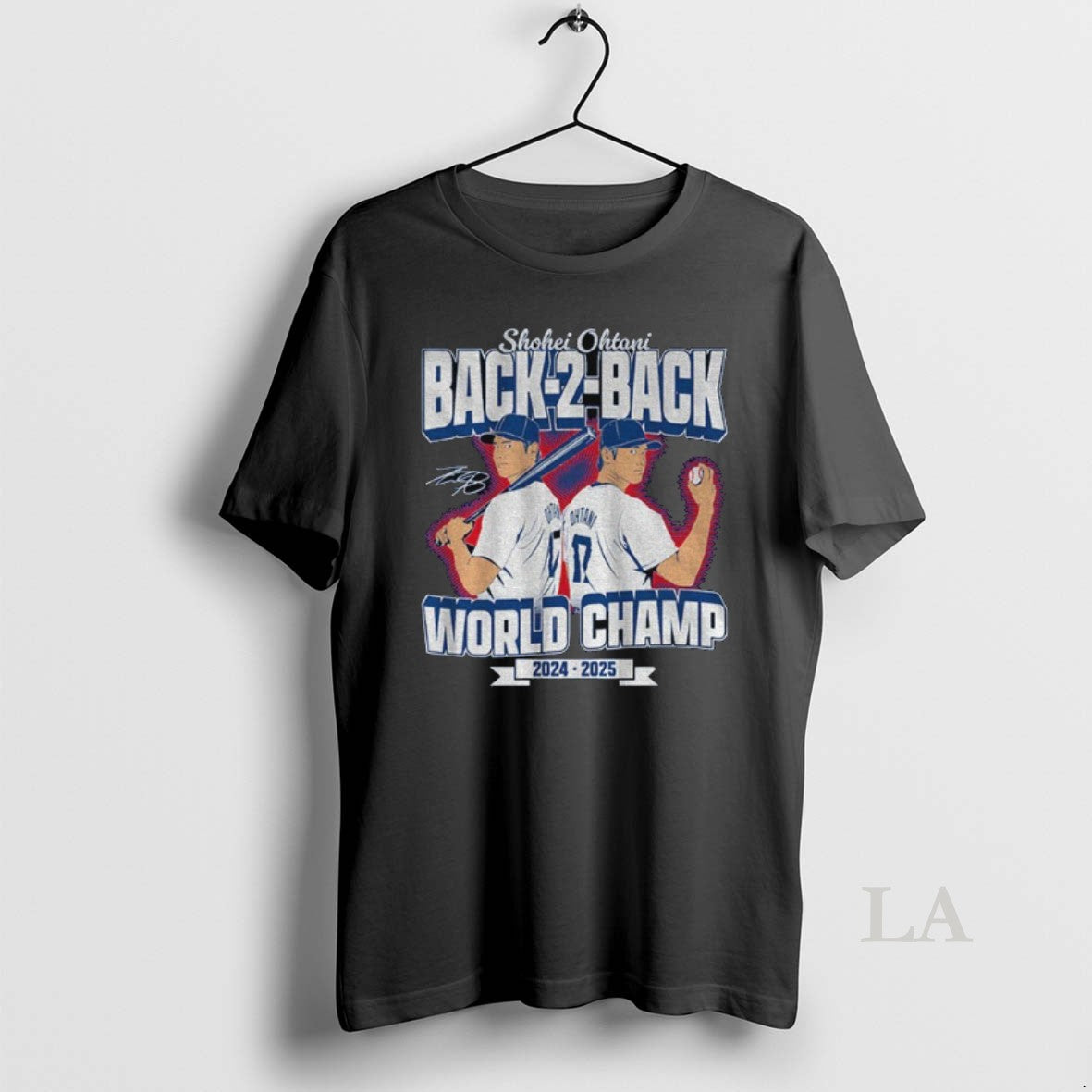 Original Shohei Ohtani Signature Back To Back World Champs 2024 2025 T-Shirts, Hoodie, Sweatshirt | InkNestWear.com
