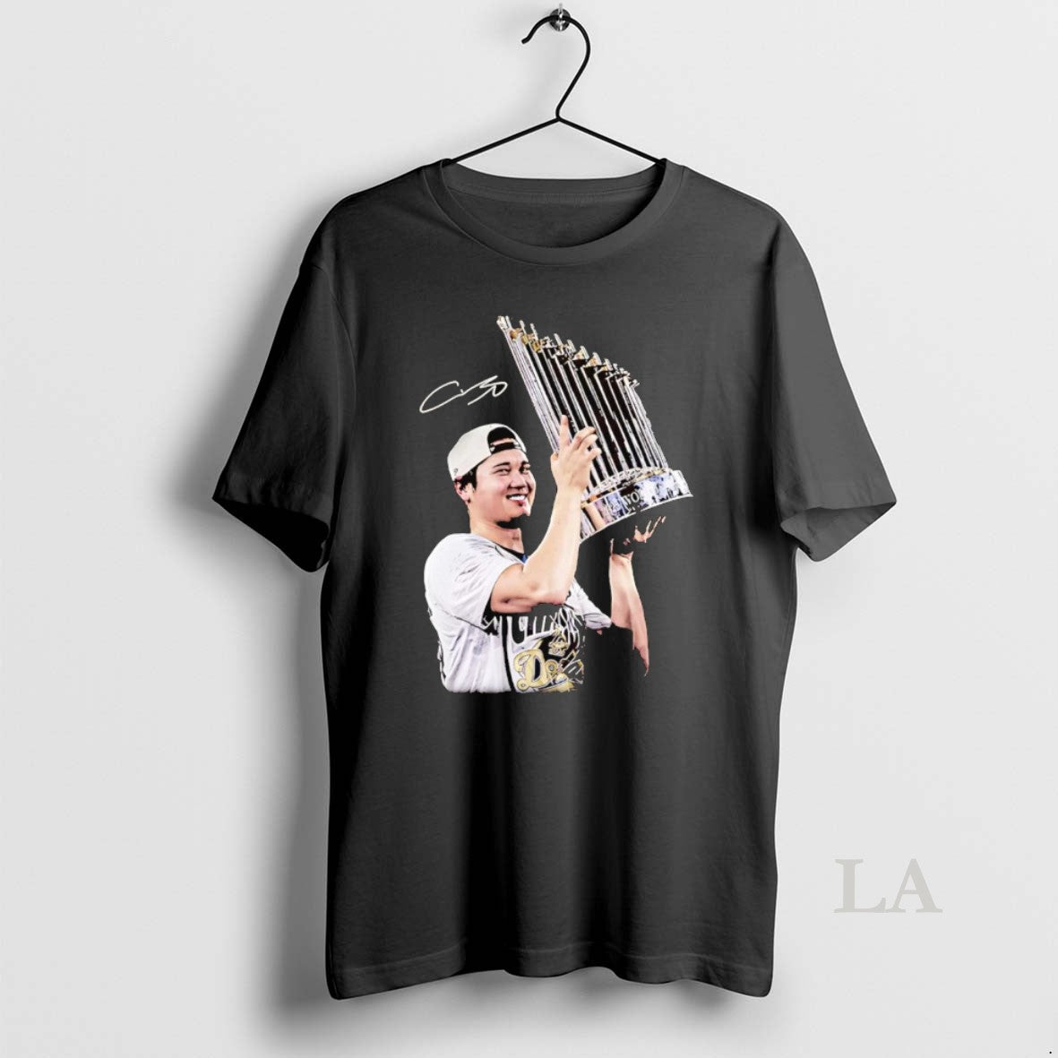 Original Shohei Ohtani Holding 2025 World Series Trophy T-Shirts, Hoodie, Sweatshirt | InkNestWear.com