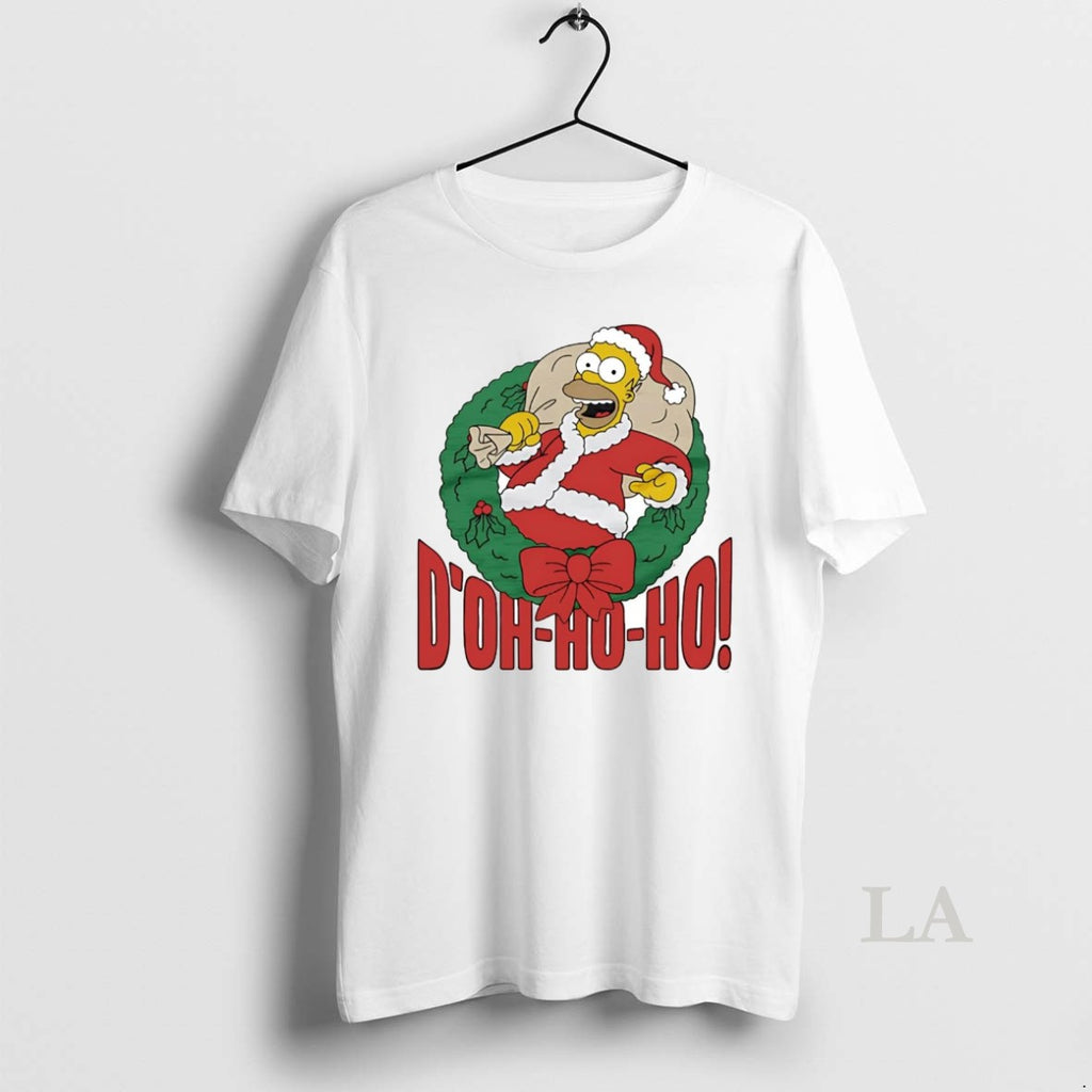 Original Simpsons Homer Santa Doh Ho Ho Christmas T-Shirts, Hoodie, Sweatshirt | InkNestWear.com