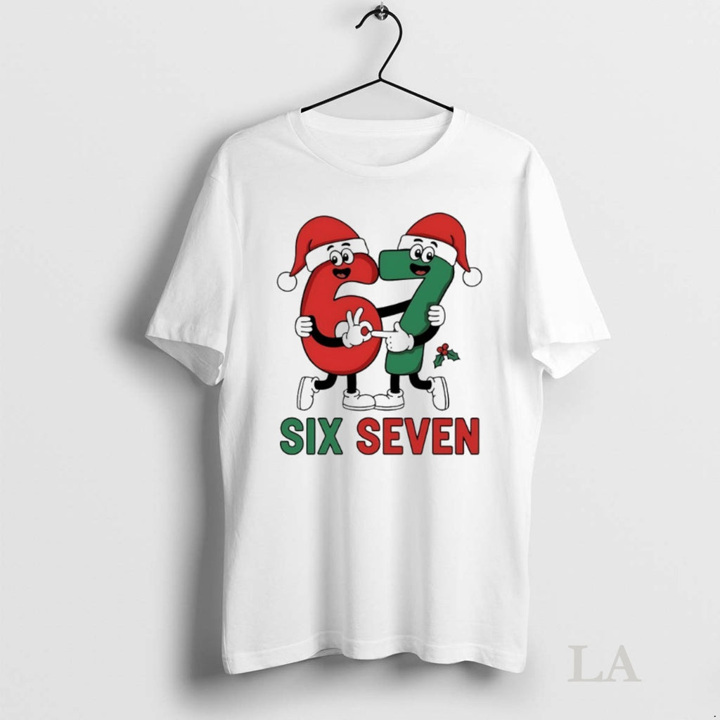 Original Six Seven Christmas Funny Cute T-Shirts, Hoodie, Sweatshirt | InkNestWear.com