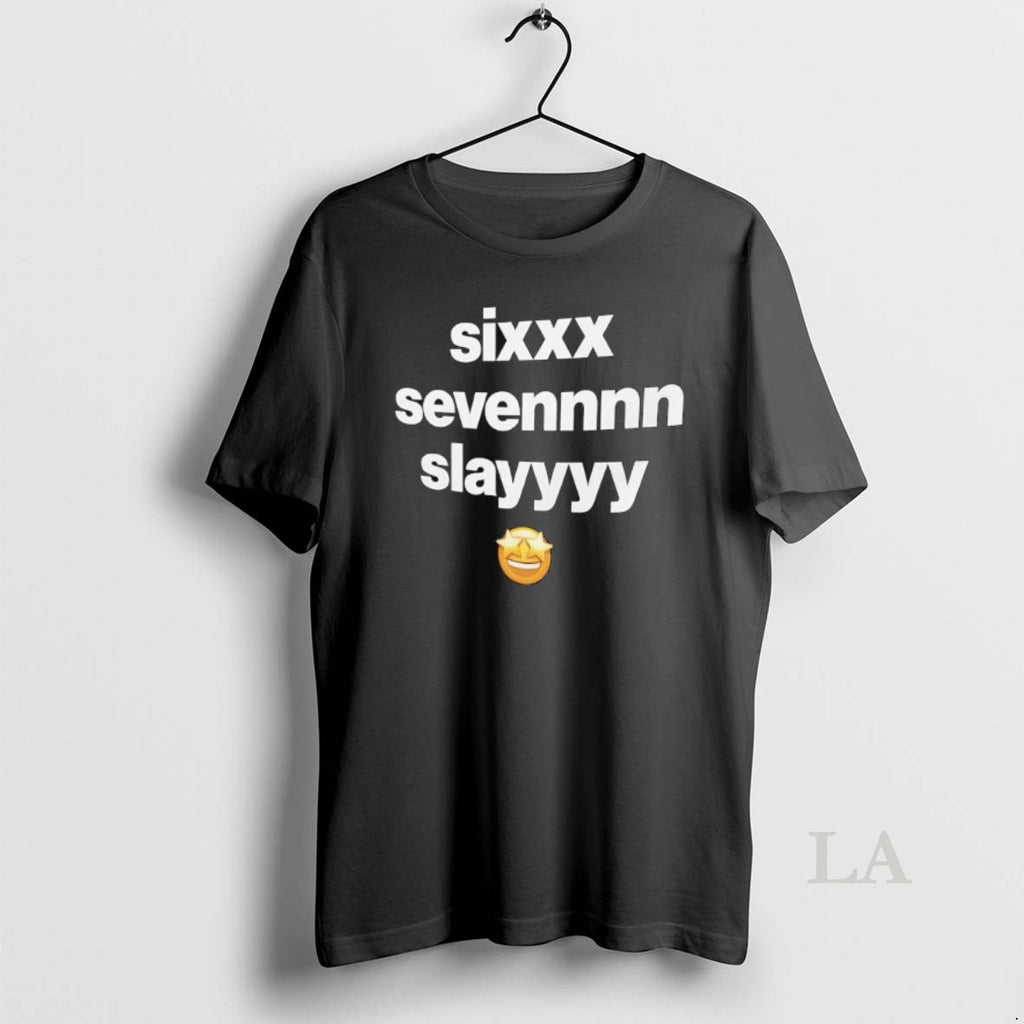 Original Sixxx Sevennnn Slayyyy Sweat Emoji T-Shirts, Hoodie, Sweatshirt | InkNestWear.com