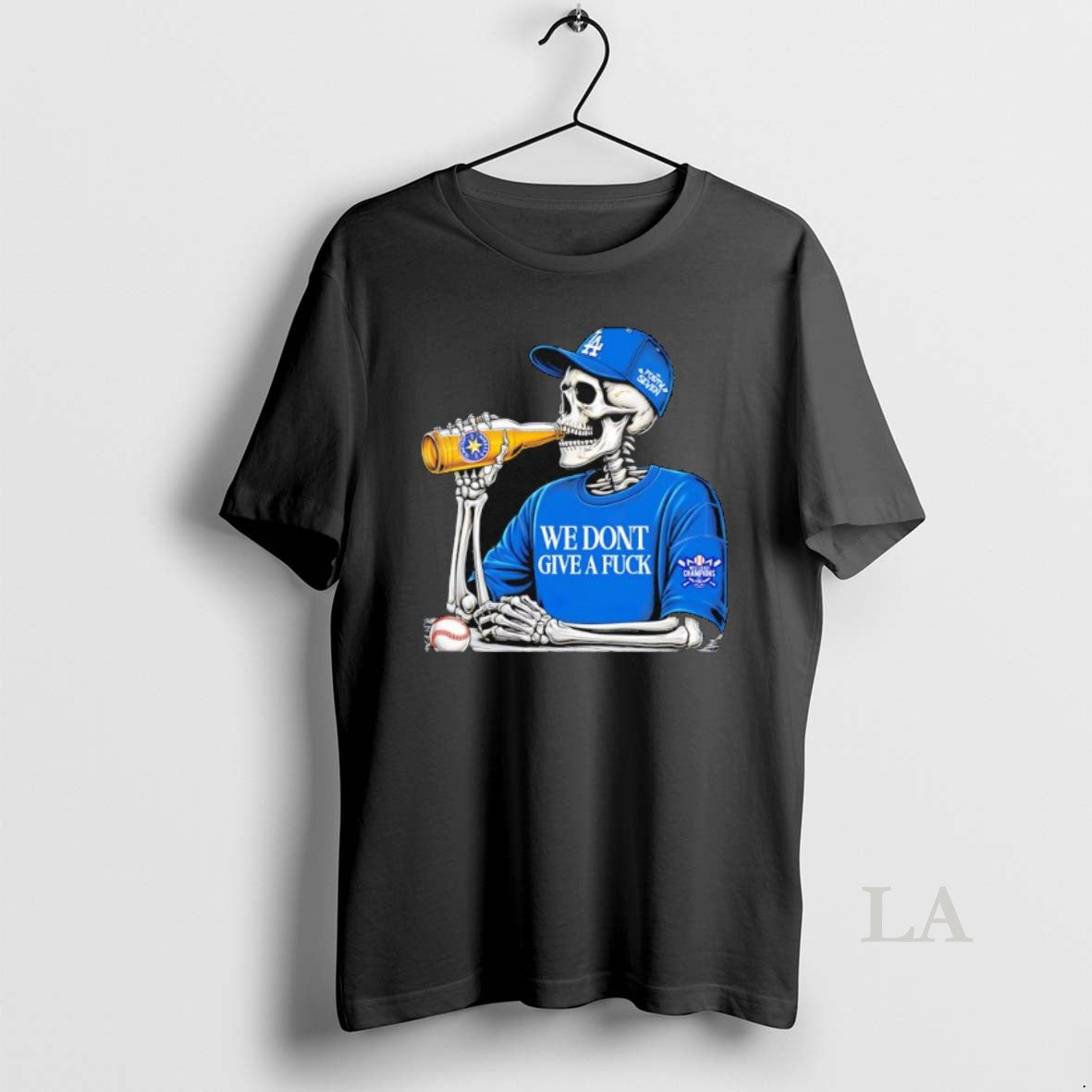 Original Skeleton La Dodgers We Dont Give Fuck T-Shirts, Hoodie, Sweatshirt