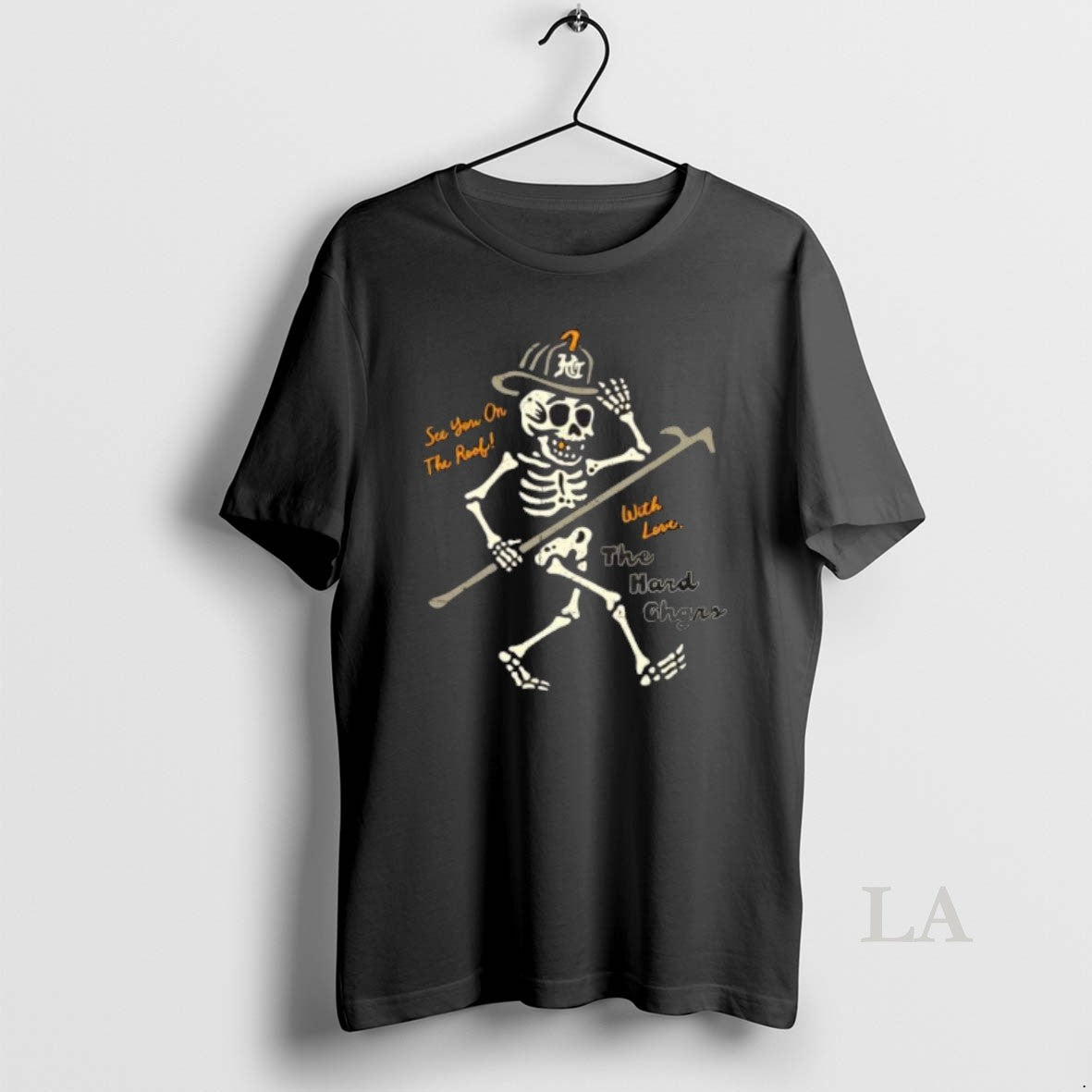 Original Skeleton See You On The Roof T-Shirts, Hoodie, Sweatshirt | InkNestWear.com
