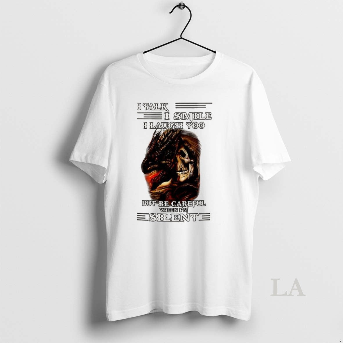Original Skull Dragon I Talk I Smile I Laugh Too But Be Careful When Im T-Shirts, Hoodie, Sweatshirt | InkNestWear.com