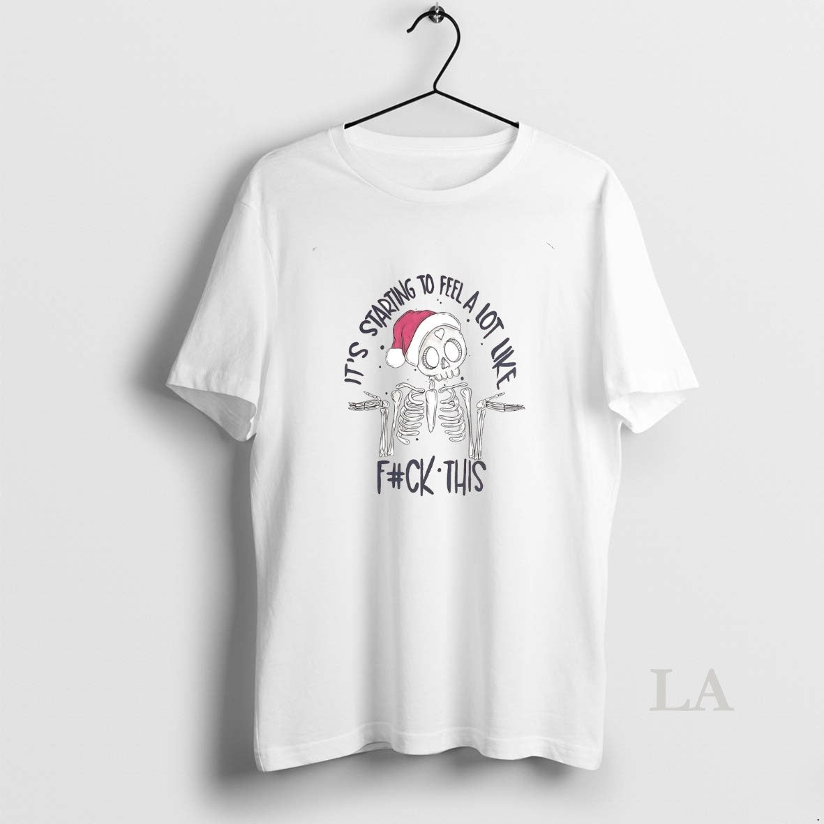 Original Skull Its Starting To Feel A Lot Like Fuck This Christmas T-Shirts, Hoodie, Sweatshirt | InkNestWear.com