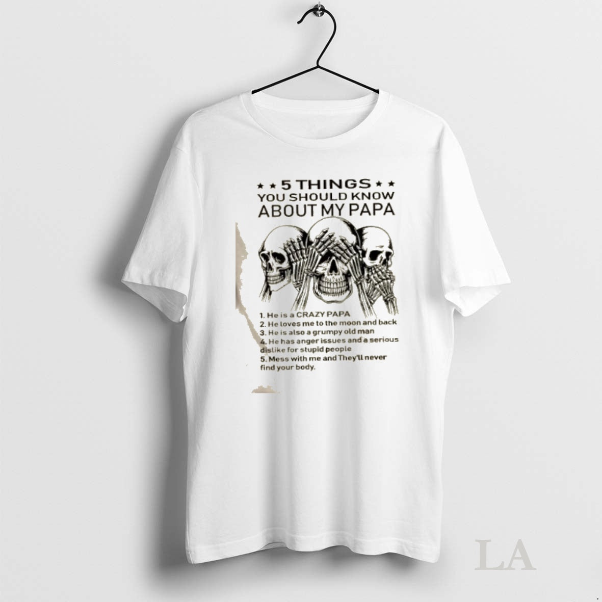 Original Skulls 5 Things You Should Know About My Papa T-Shirts, Hoodie, Sweatshirt | InkNestWear.com