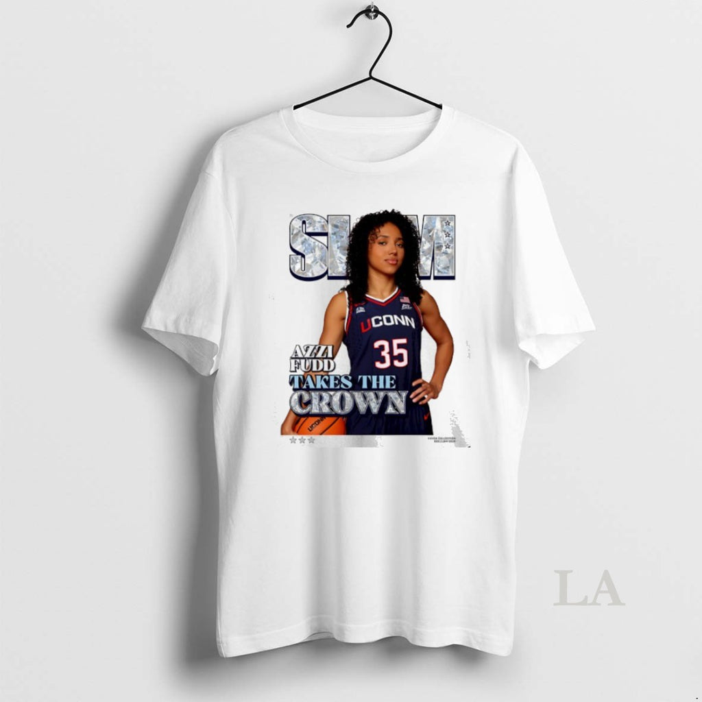 Original Slam Uconn Huskies Azzi Fudd Takes The Crown T-Shirts, Hoodie, Sweatshirt | InkNestWear.com