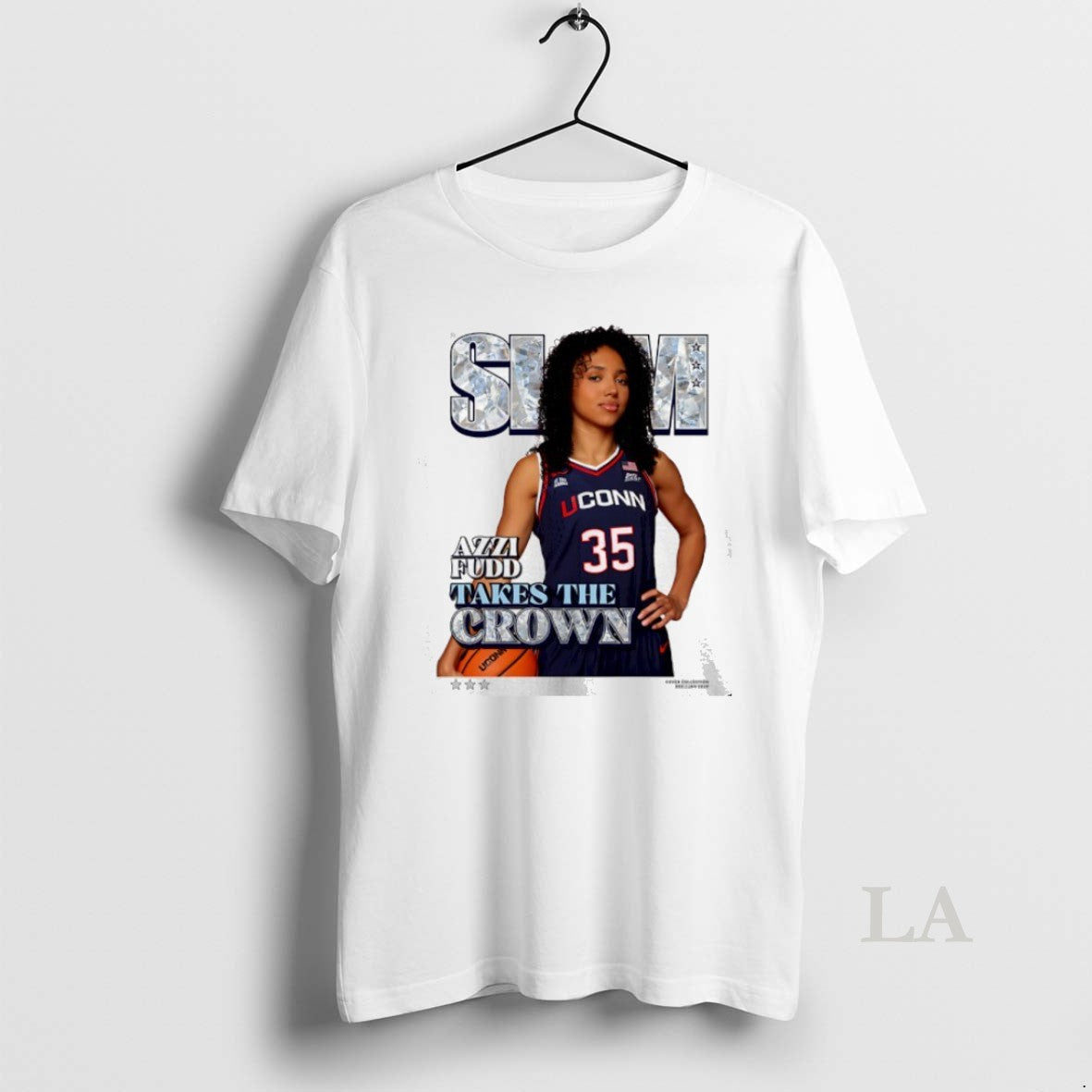 Original Slam Uconn Huskies Azzi Fudd Takes The Crown T-Shirts, Hoodie, Sweatshirt | InkNestWear.com