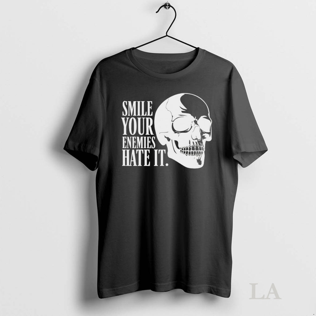 Original Smile Your Enemies Hate It Skull T-Shirts, Hoodie, Sweatshirt | InkNestWear.com