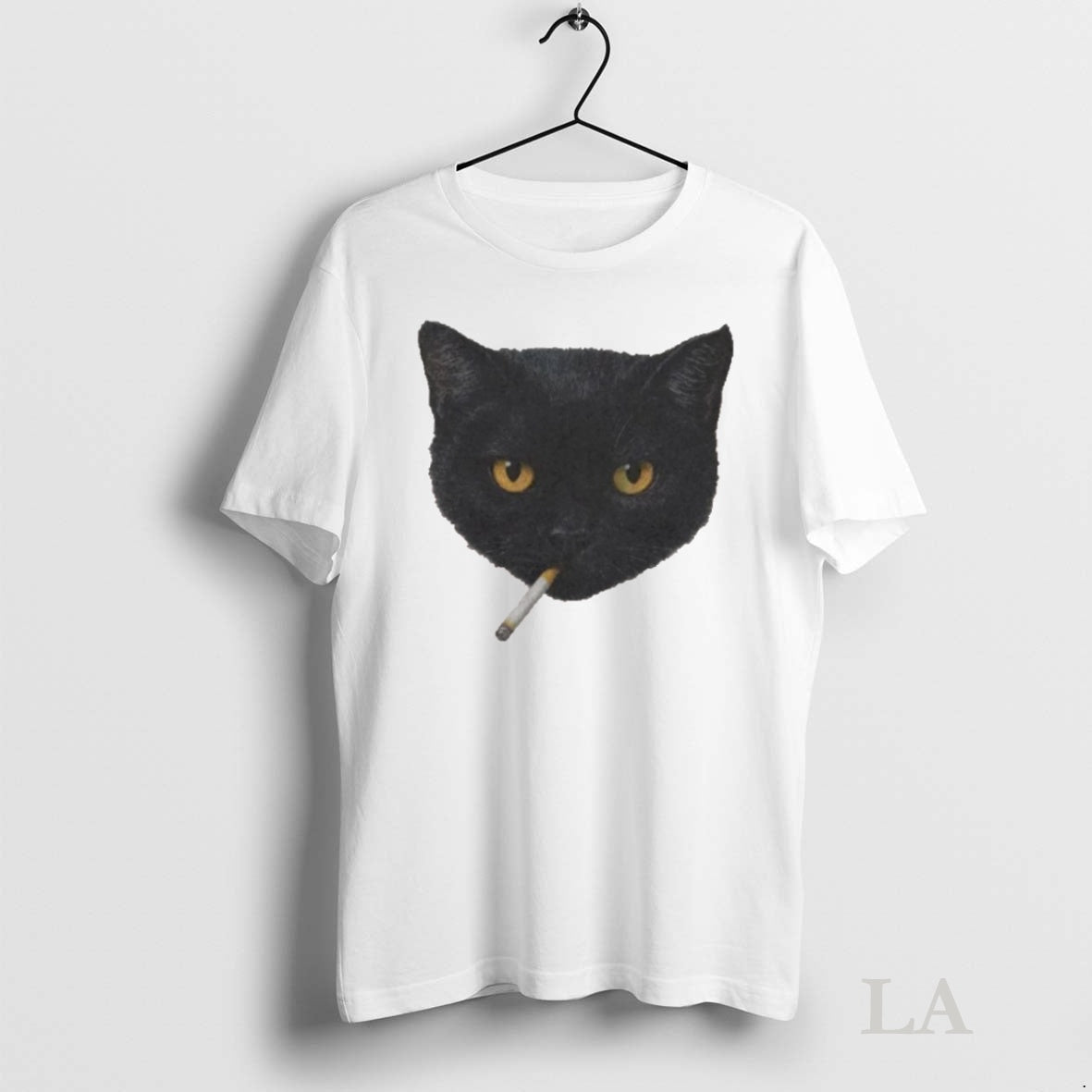 Original Smoking Black Cat T-Shirts, Hoodie, Sweatshirt
