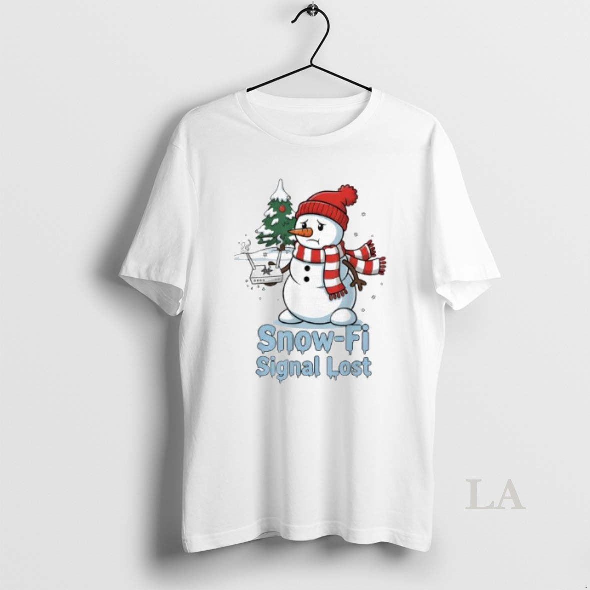 Original Snow Fi Signal Lost Snowman Christmas T-Shirts, Hoodie, Sweatshirt | InkNestWear.com