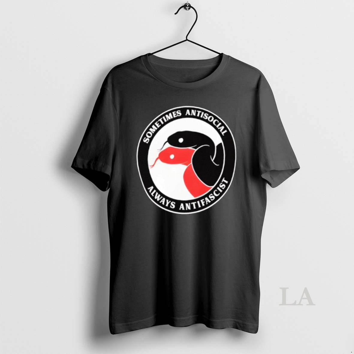 Original Sometimes Antisocial Always Antifascist Snakes T-Shirts, Hoodie, Sweatshirt