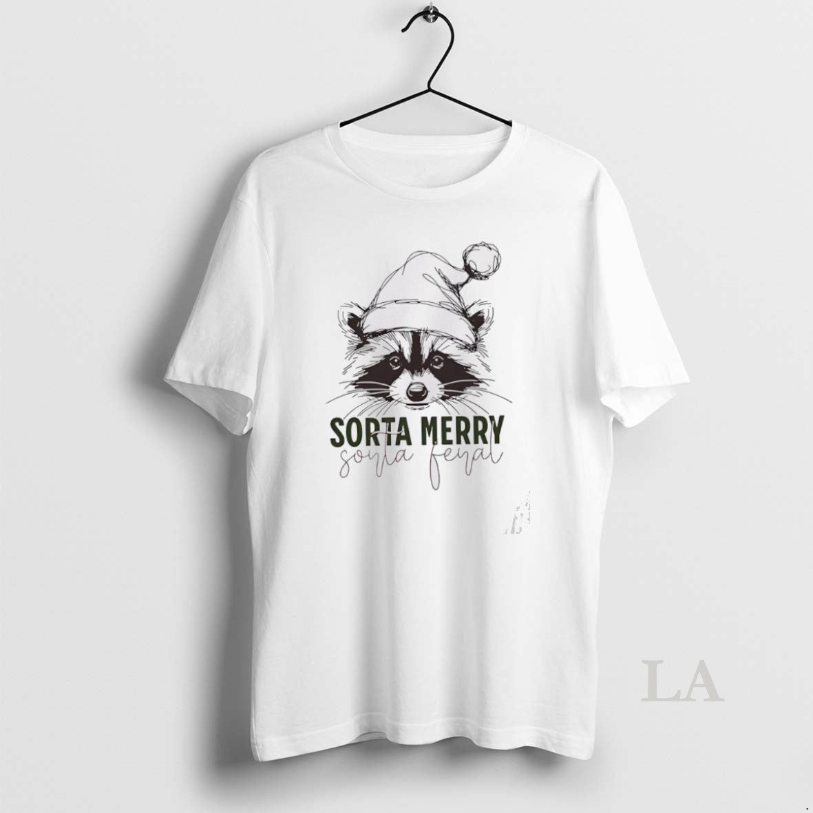 Original Sorta Merry Sorta Feral Raccoon Christmas T-Shirts, Hoodie, Sweatshirt | InkNestWear.com