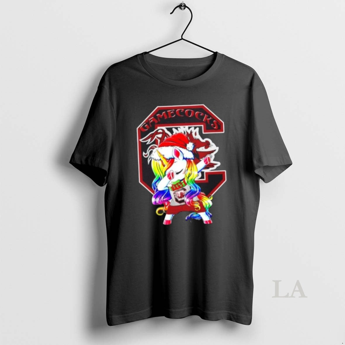 Original South Carolina Gamecocks Football X Unicorn Santa Hat Dabbing Merry Christmas T-Shirts, Hoodie, Sweatshirt