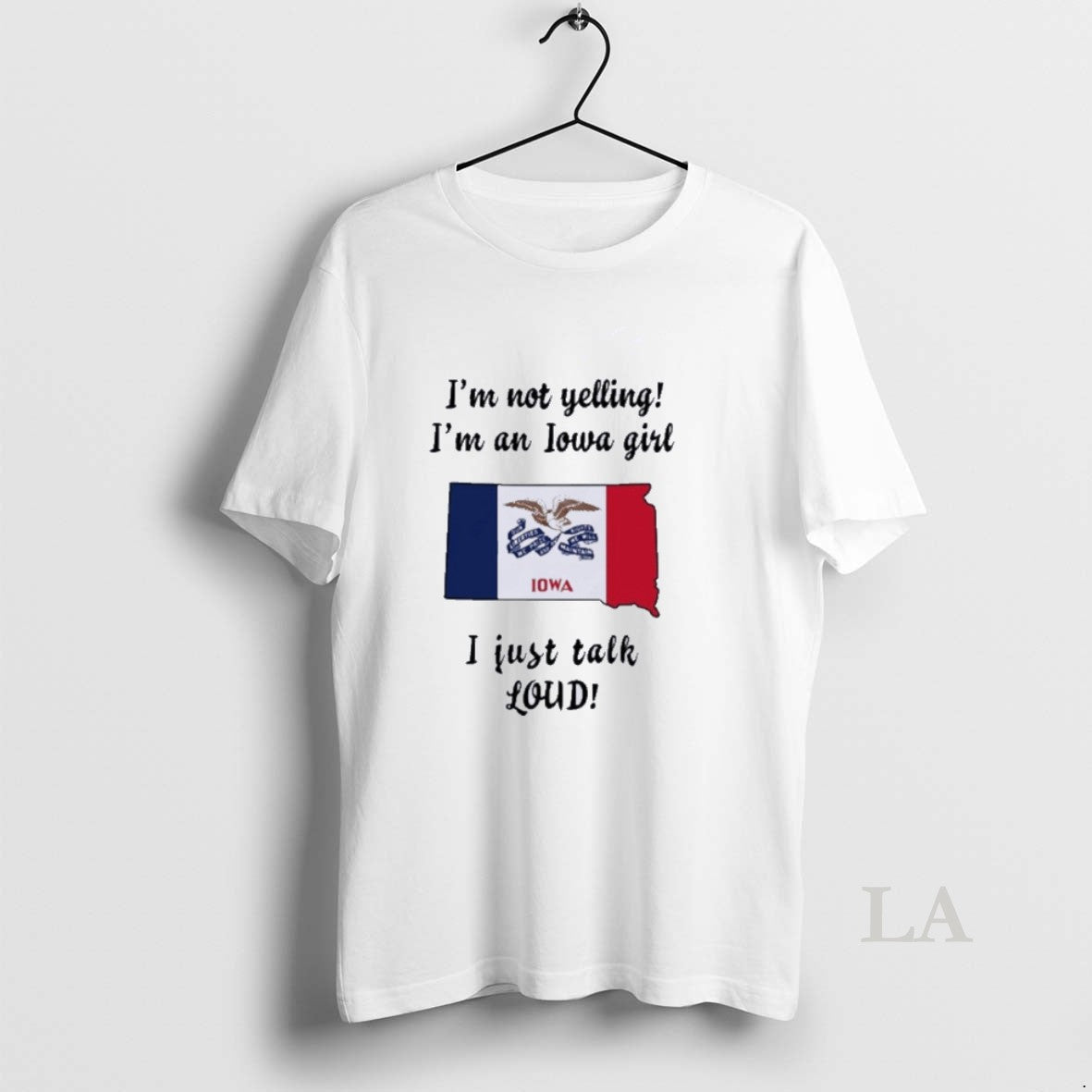 Original South Dakota Map Im Not Yelling Im An Iowa Girl I Just Talk Loud T-Shirts, Hoodie, Sweatshirt | InkNestWear.com
