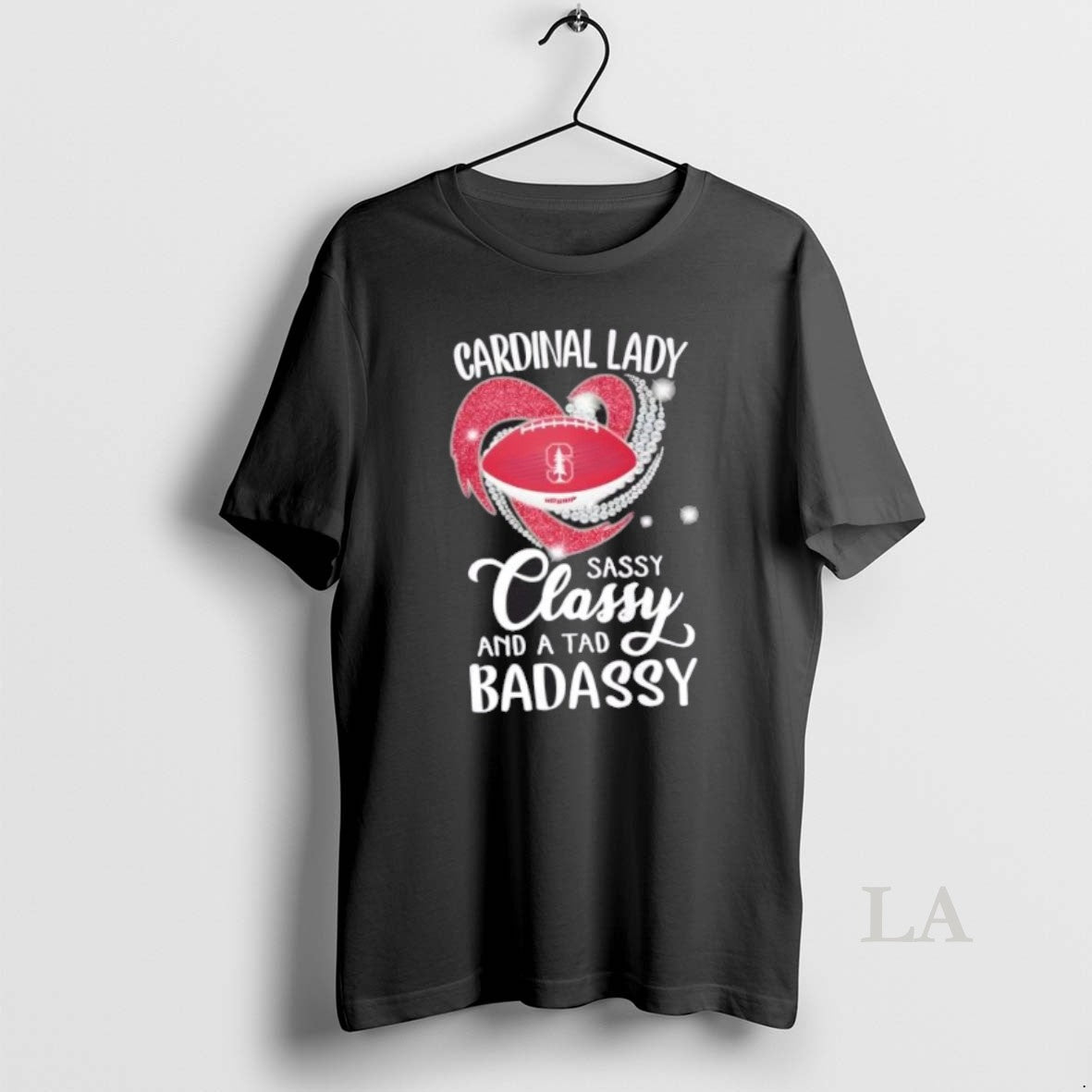 Original Stanford Cardinal Lady Sassy Classy And A Tad Badassy Diamond Heart T-Shirts, Hoodie, Sweatshirt | InkNestWear.com