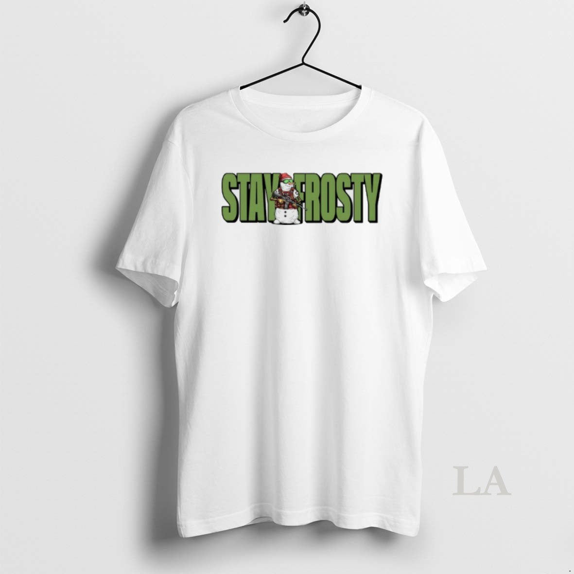Original Stay Frosty Snowman Gun Christmas T-Shirts, Hoodie, Sweatshirt | InkNestWear.com