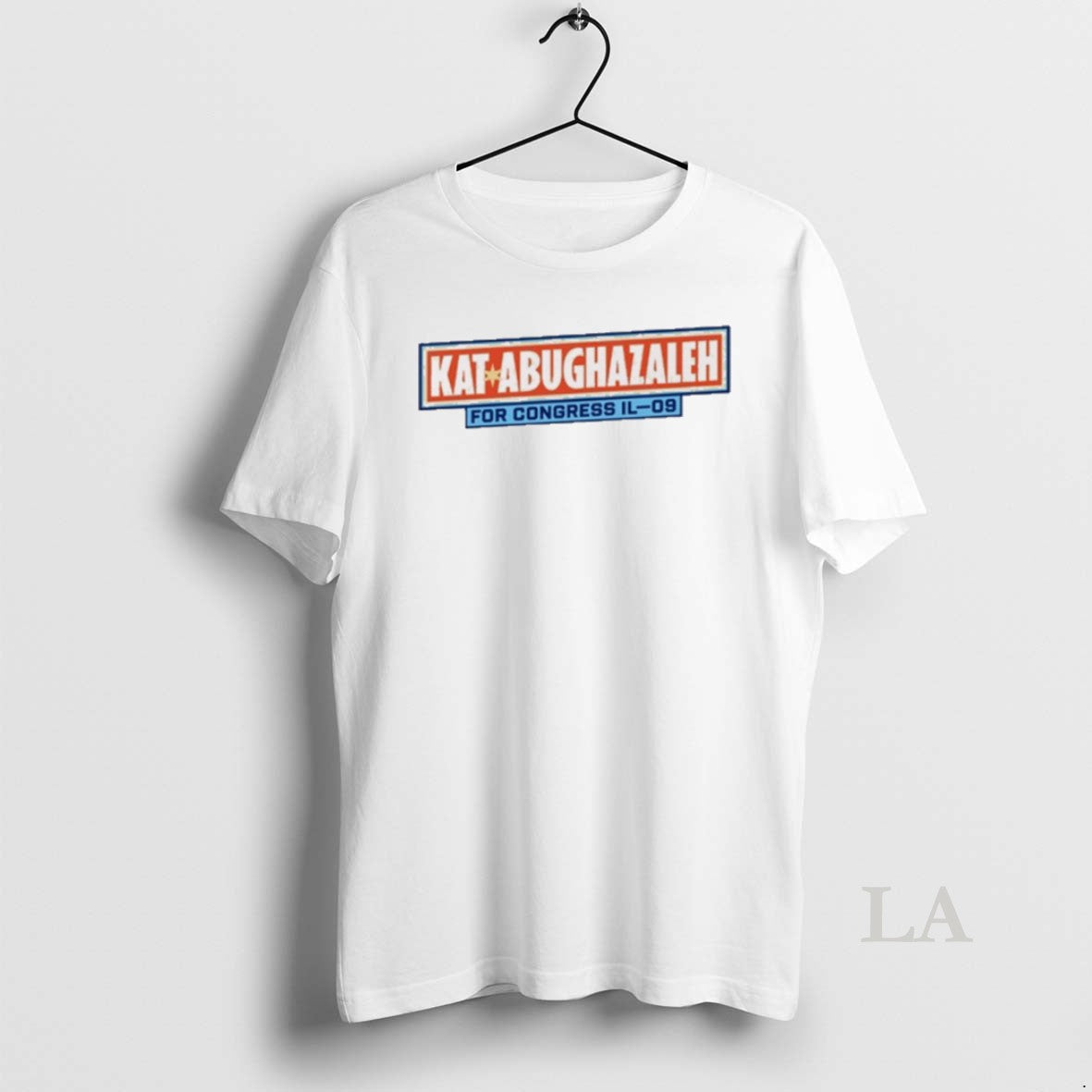Original Steve Guest Kat Abughazaleh For Congress Illinois Multi Color Logo T-Shirts, Hoodie, Sweatshirt | InkNestWear.com
