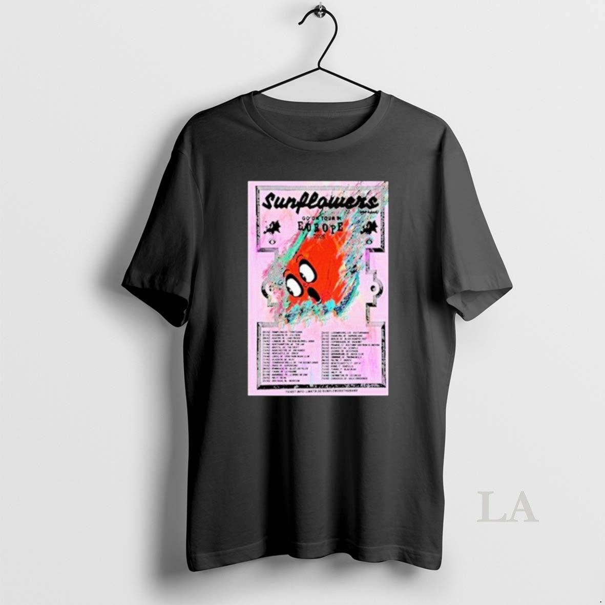 Original Sunflowers Europe Tour 2026 Dates T-Shirts, Hoodie, Sweatshirt | InkNestWear.com