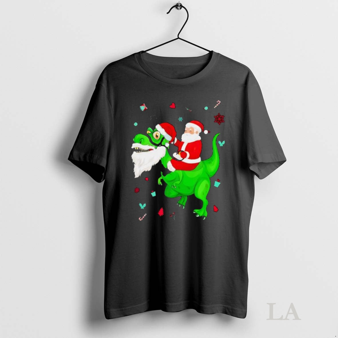 Original T Rex Santa Ride Funny Christmas T-Shirts, Hoodie, Sweatshirt | InkNestWear.com