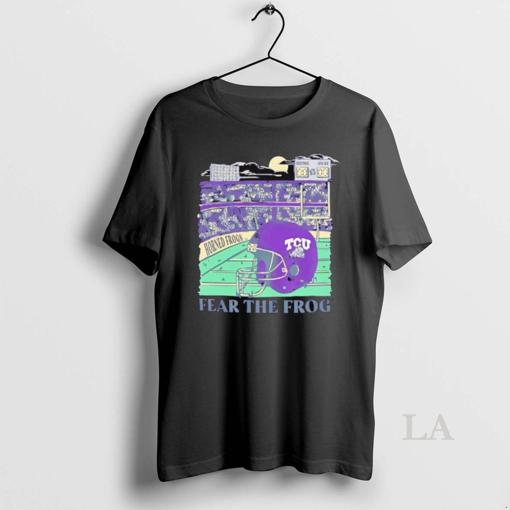 Original Tcu Horned Frogs Football Fear The Frog Stadium Helmet T-Shirts, Hoodie, Sweatshirt | InkNestWear.com