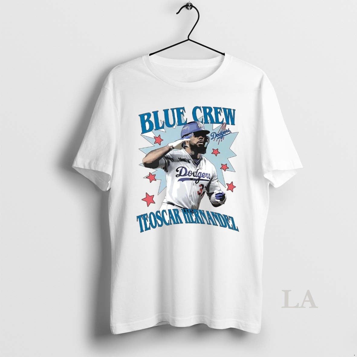 Original Teoscar Hernandez Blue Crew Dodgers T-Shirts, Hoodie, Sweatshirt | InkNestWear.com