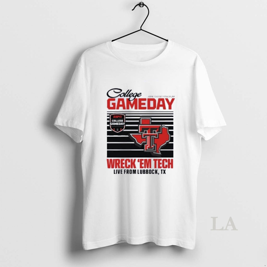 Original Texas Tech Red Raiders College Gameday Wreck Em Live From Lubbock Tx T-Shirts, Hoodie, Sweatshirt | InkNestWear.com