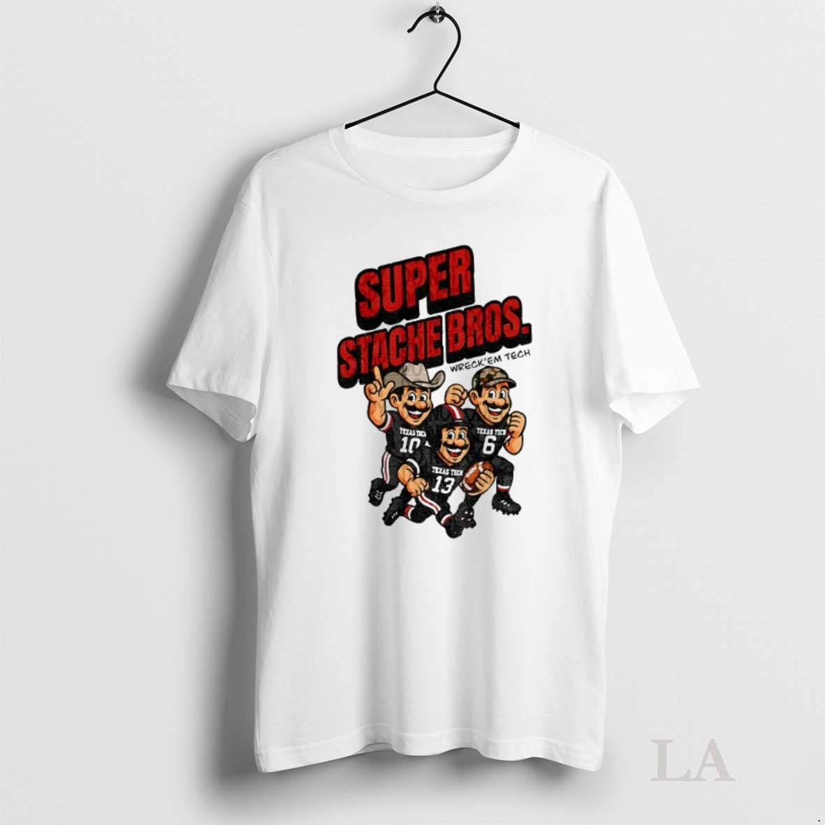 Original Texas Tech Red Raiders Football Super Stache Bros Cartoon Game Day T-Shirts, Hoodie, Sweatshirt | InkNestWear.com