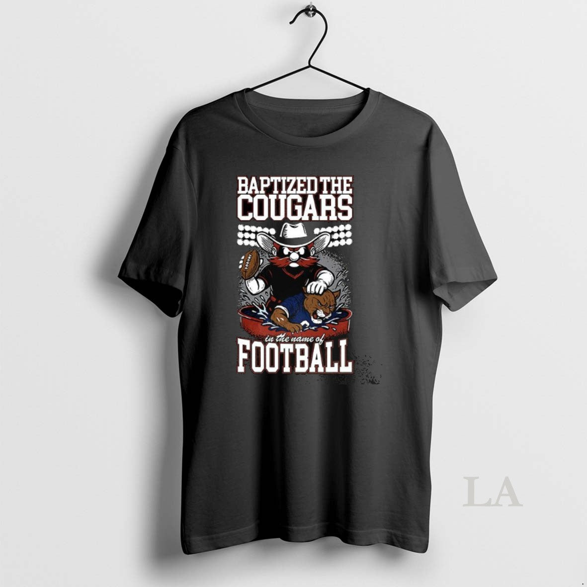 Original Texas Tech Red Raiders Vs Byu Cougars Baptized The Cougars T-Shirts, Hoodie, Sweatshirt | InkNestWear.com