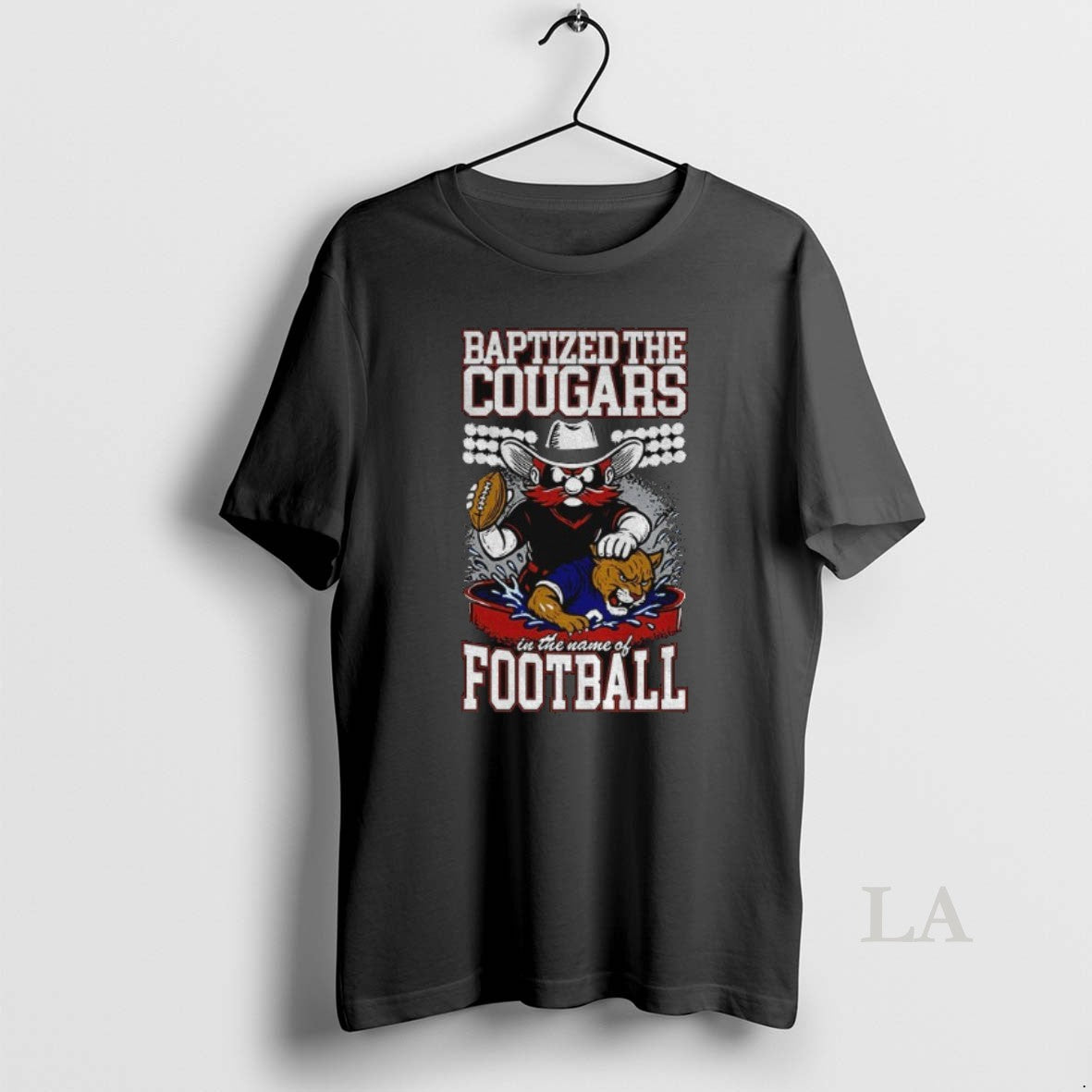 Original Texas Tech Beat Byu Baptized The Cougars In The Name Of Football T-Shirts, Hoodie, Sweatshirt | InkNestWear.com