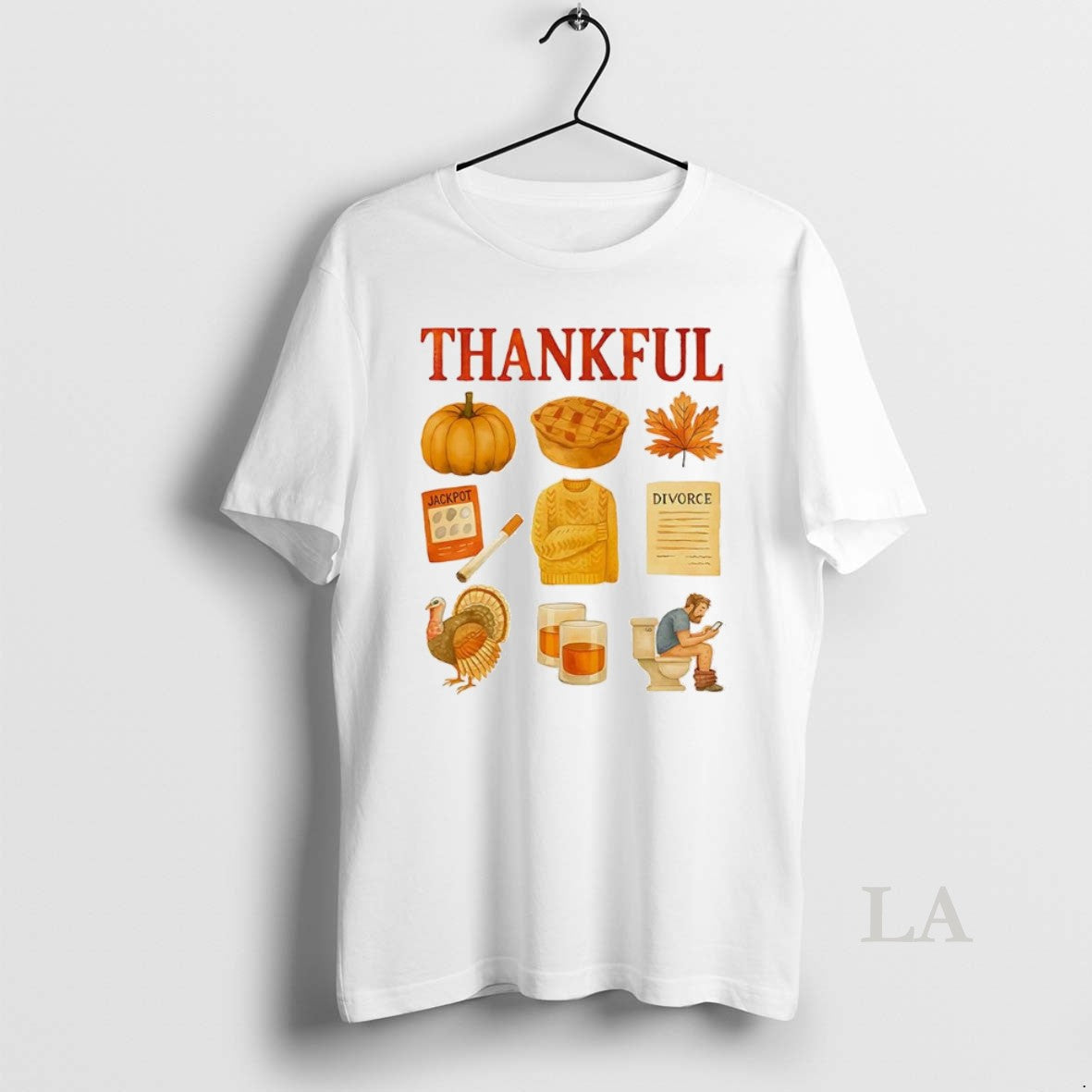 Original Thankful Traditional Symbols Of Thanksgiving Caricature T-Shirts, Hoodie, Sweatshirt | InkNestWear.com