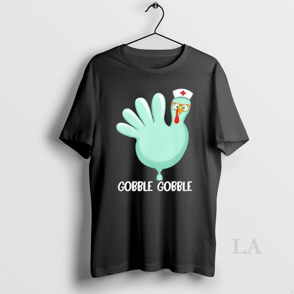 Original Thanksgiving Turkey Glove Gobble Thankful Nurse Medical Fall T-Shirts, Hoodie, Sweatshirt | InkNestWear.com