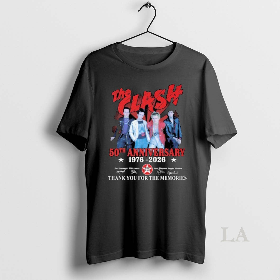 Original The Clash 50 Years Anniversary 1976_e2_80_932026 Thank You For The Memories Signatures T-Shirts, Hoodie, Sweatshirt