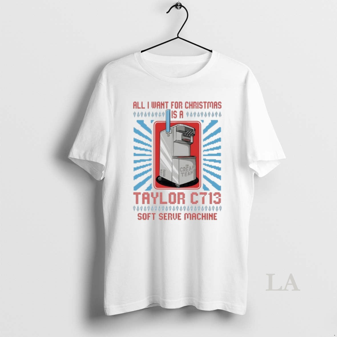 Original The Cream Team All I Want For Christmas Is A Taylor C713 Soft Serve T-Shirts, Hoodie, Sweatshirt | InkNestWear.com