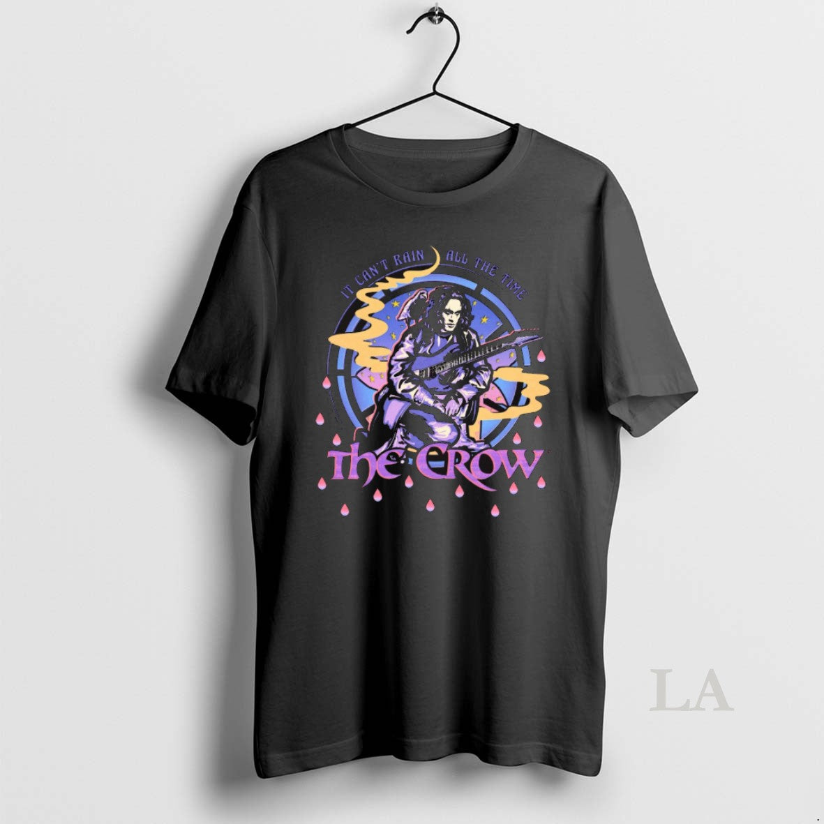 Original The Crow It Cant Rain All The Time Halloween 2025 T-Shirts, Hoodie, Sweatshirt | InkNestWear.com
