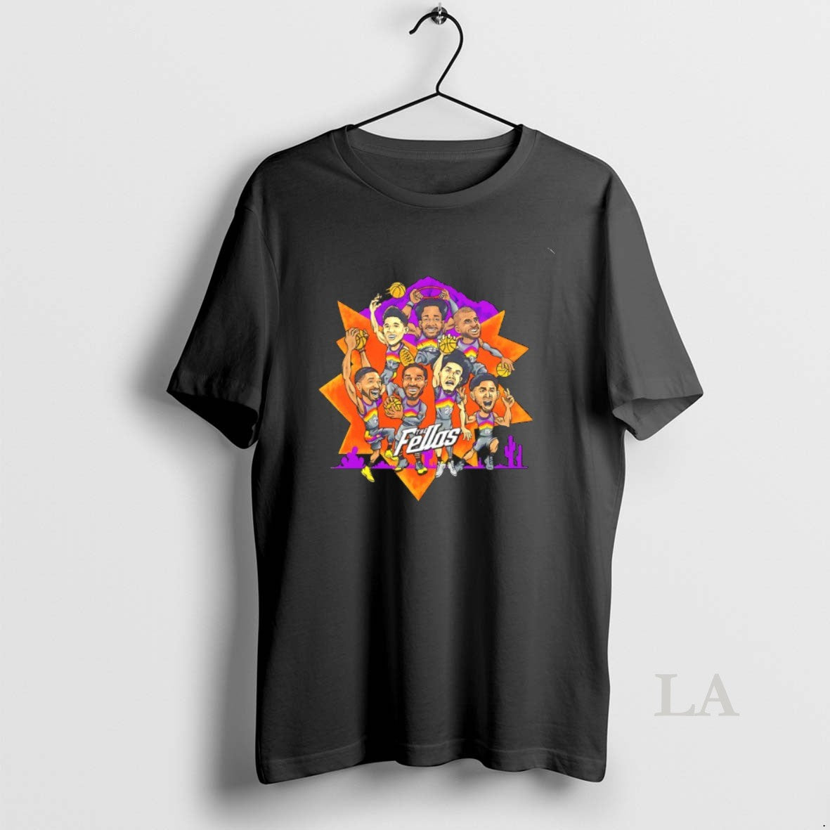 Original The Fellas De Doo Throwback Phoenix Suns Basketball Caricature T-Shirts, Hoodie, Sweatshirt | InkNestWear.com