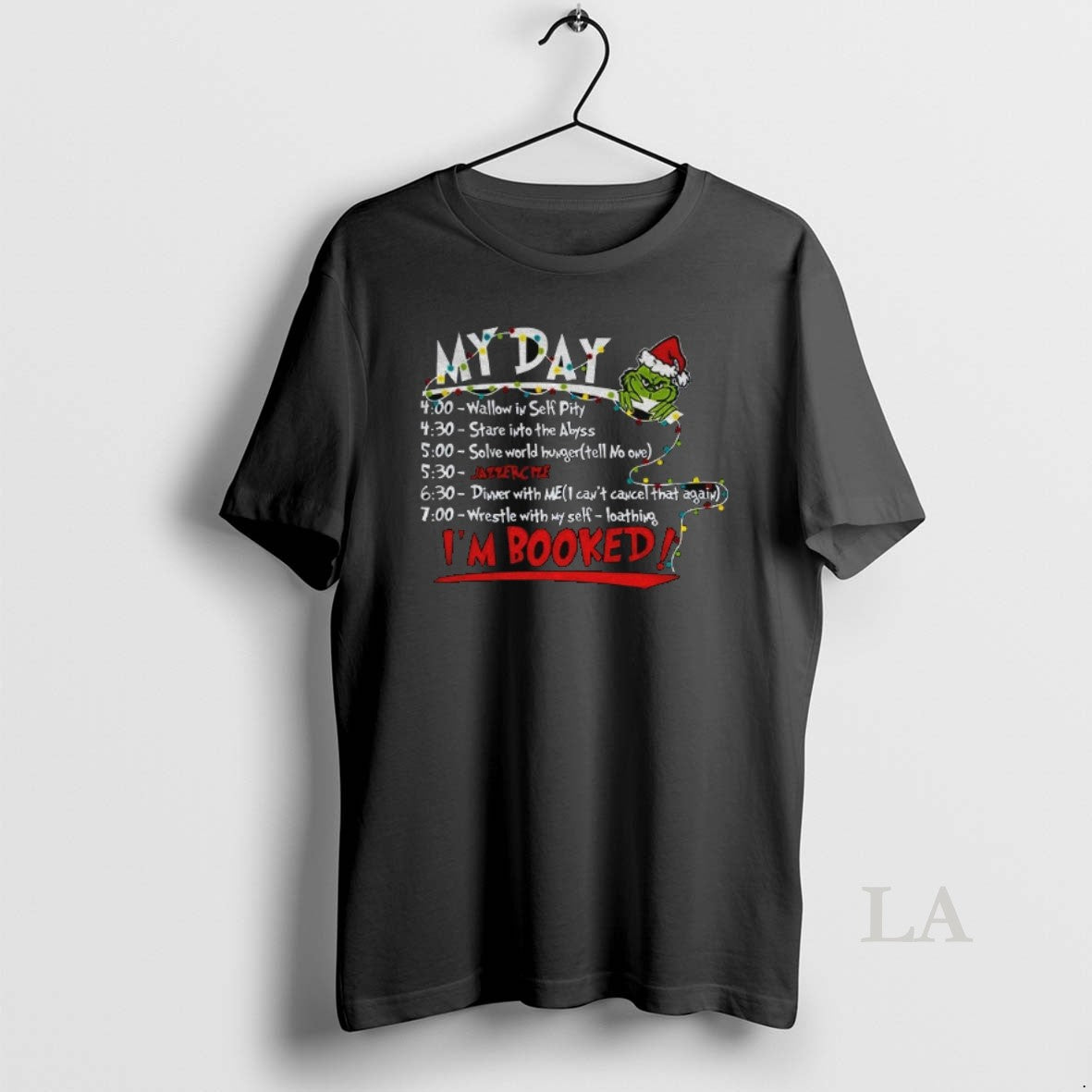 Original The Grinch Christmas My Day Im Booked Merry Christmas 2025 T-Shirts, Hoodie, Sweatshirt | InkNestWear.com