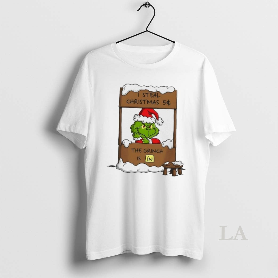 Original The Grinch Is In I Steal Christmas Five Euro T-Shirts, Hoodie, Sweatshirt | InkNestWear.com
