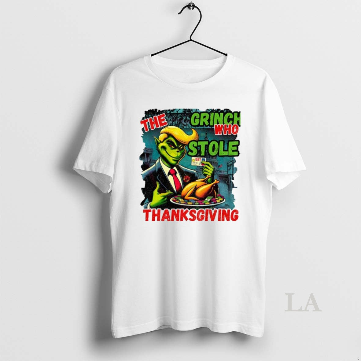 Original The Grinch Who Stole Thanksgiving Donald Trump Cartoon Image T-Shirts, Hoodie, Sweatshirt | InkNestWear.com