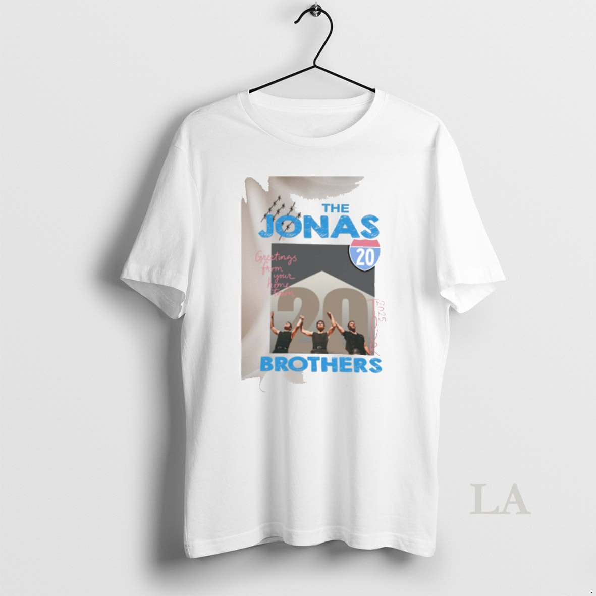 Original The Jonas Brothers Greetings From Your Hometown 2025 Tour 20 Signature T-Shirts, Hoodie, Sweatshirt