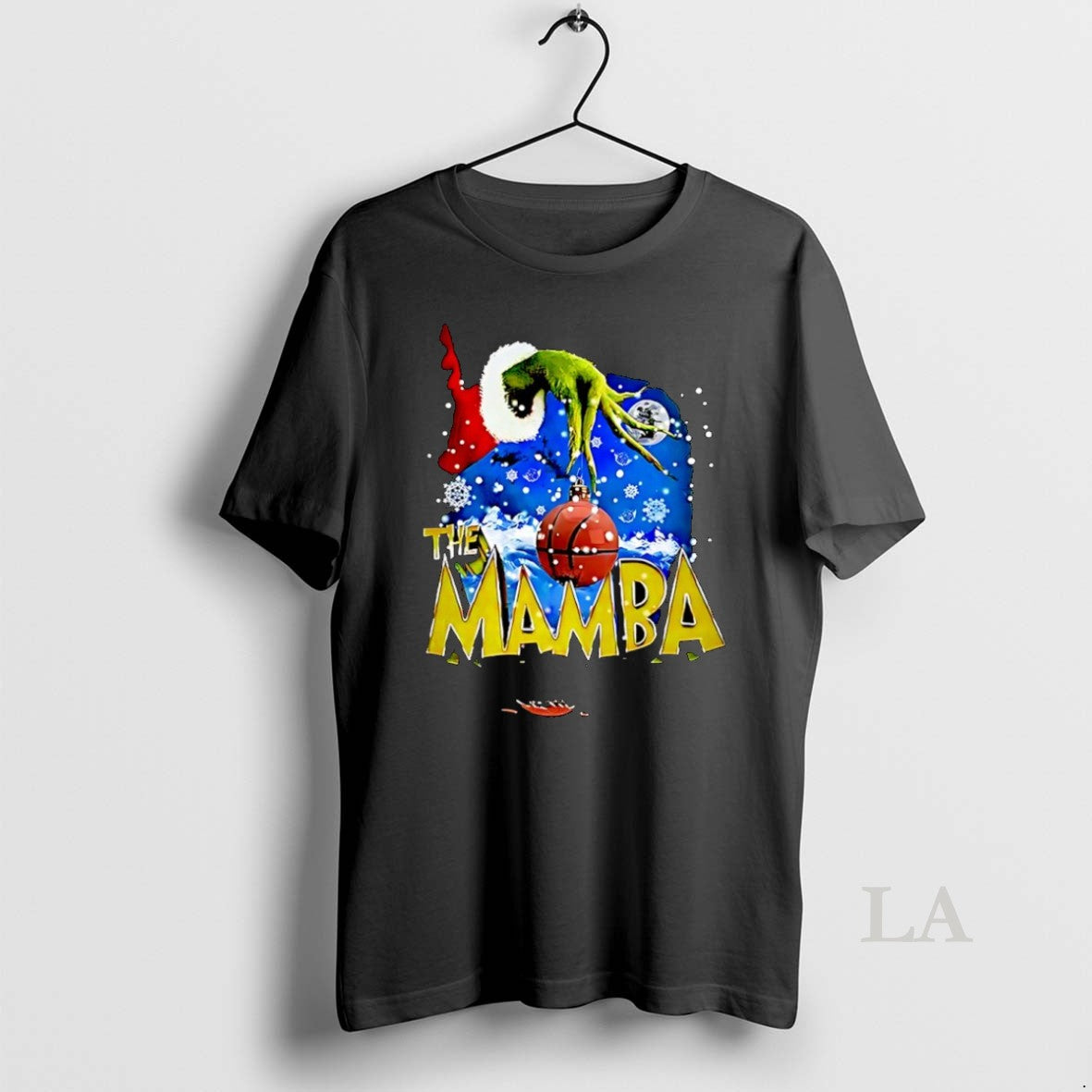 Original The Mamba Grinch Hand Bauble Basketball Christmas T-Shirts, Hoodie, Sweatshirt | InkNestWear.com