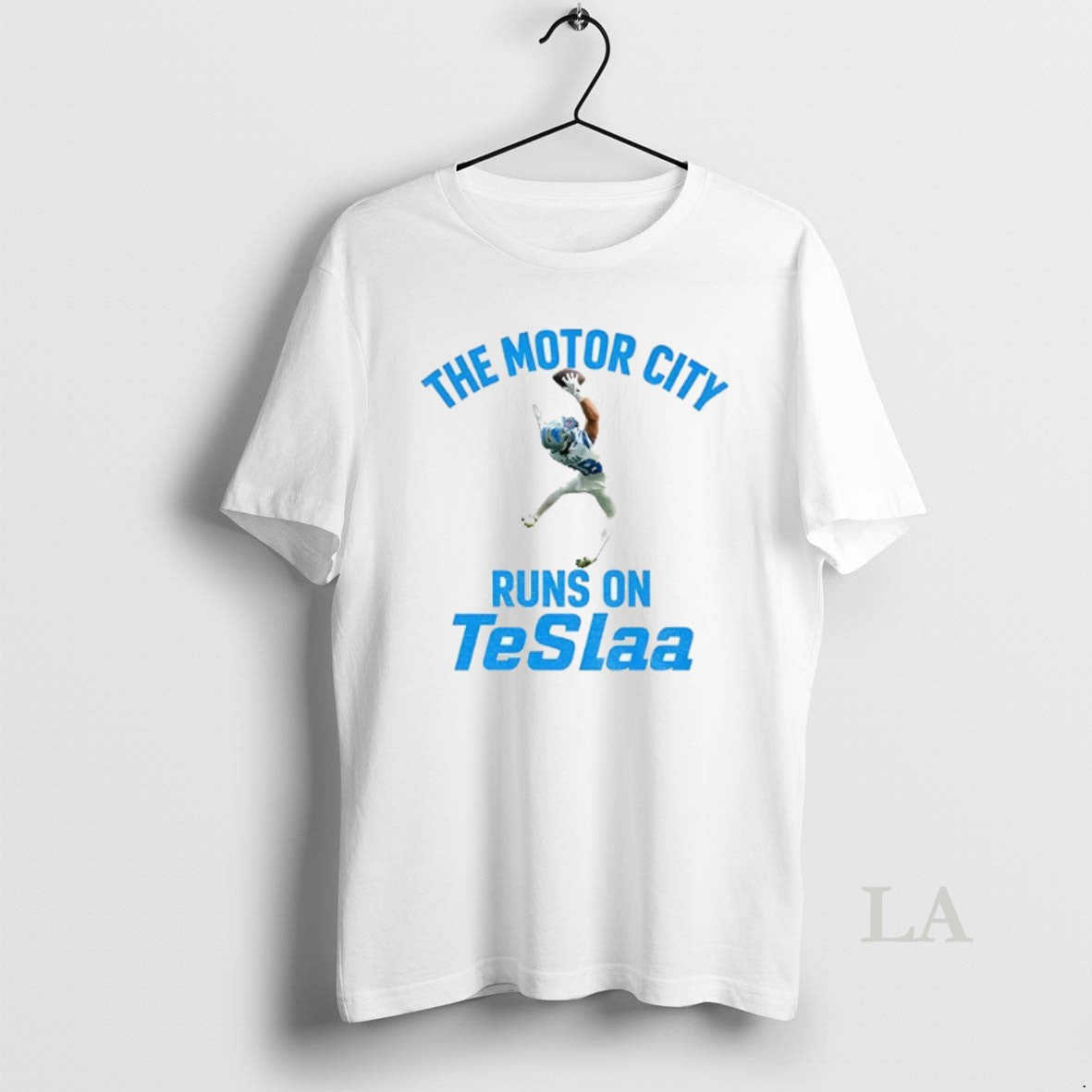 Original The Motor City Runs On Teslaa Detroit Lions T-Shirts, Hoodie, Sweatshirt | InkNestWear.com