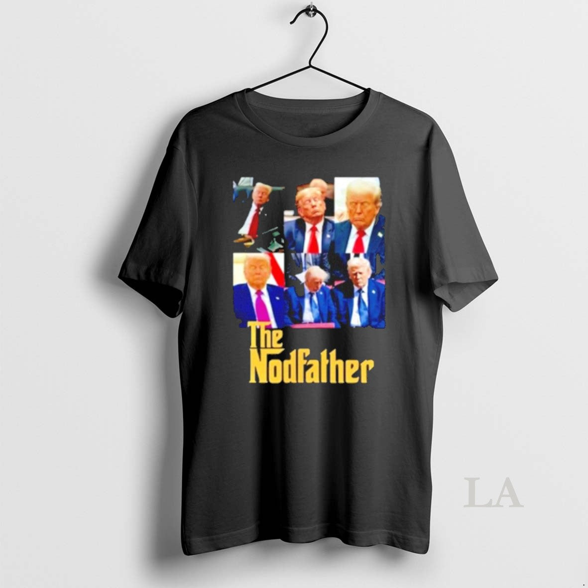 Original The Nodfather Trump Sleeping Funny T-Shirts, Hoodie, Sweatshirt | InkNestWear.com