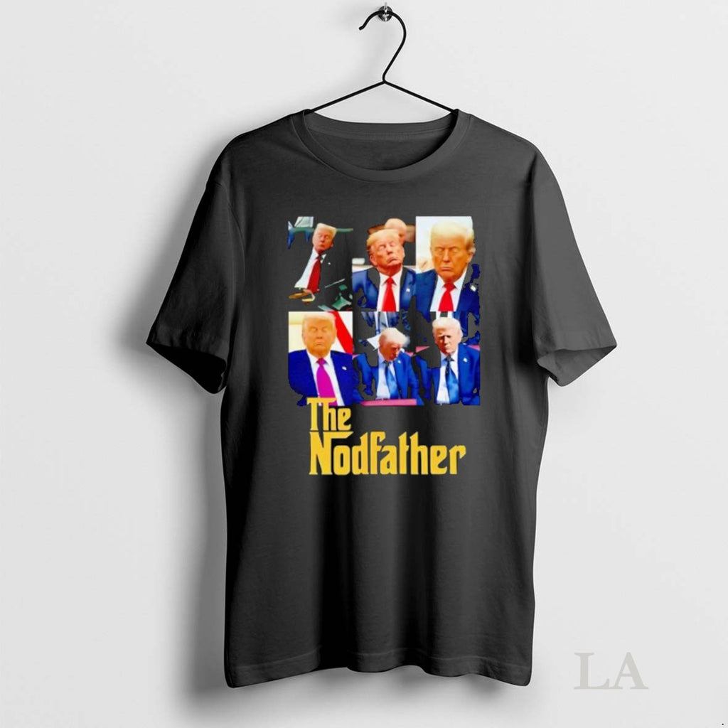 Original The Nodfather Trump Sleeping Meme T-Shirts, Hoodie, Sweatshirt | InkNestWear.com