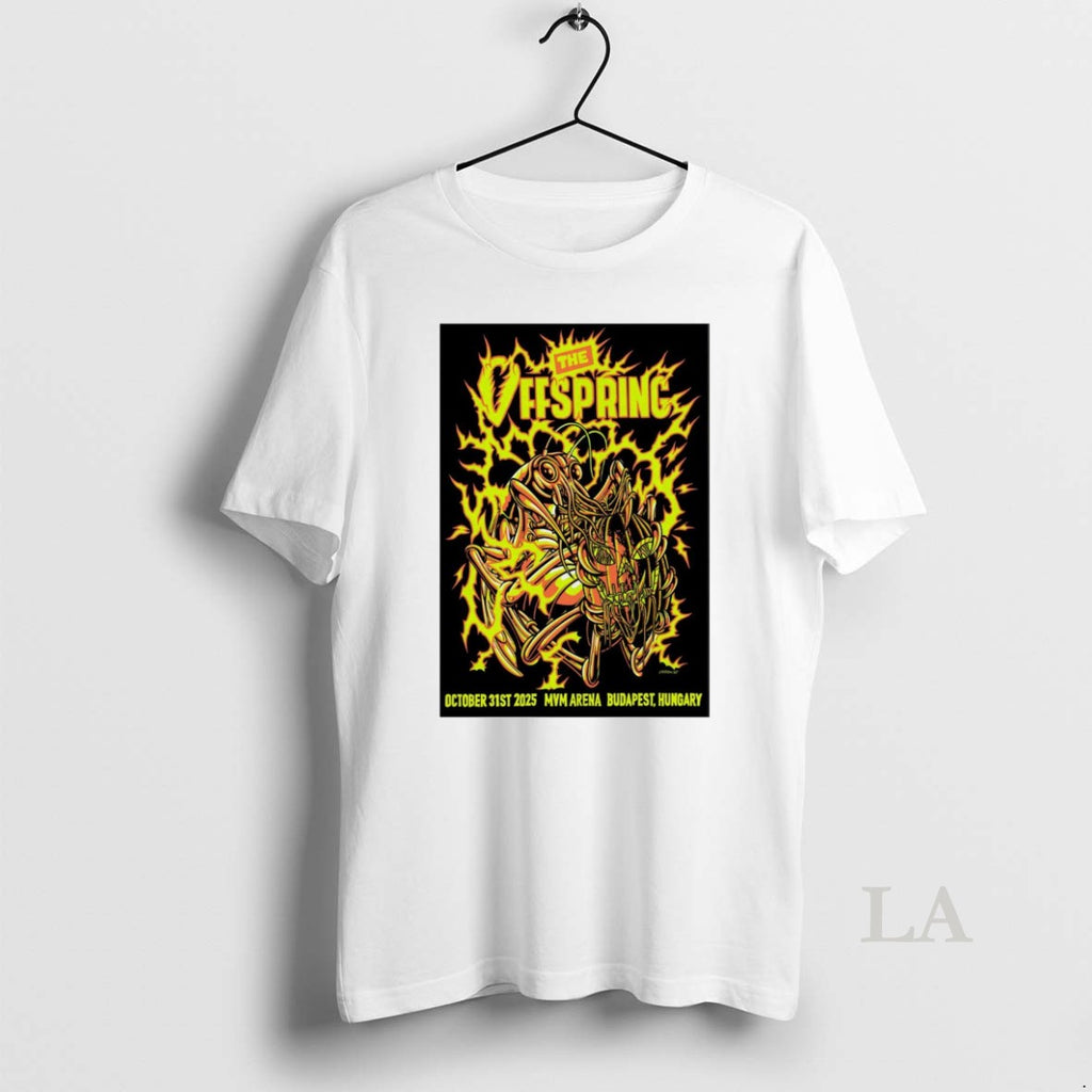 Original The Offspring Mvm Arena Budapest Hungary October 31 2025 T-Shirts, Hoodie, Sweatshirt | InkNestWear.com