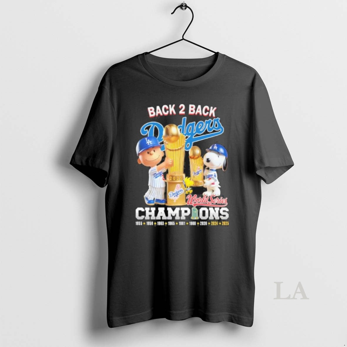 Original The Peanuts Back To Back Dodgers World Champions T-Shirts, Hoodie, Sweatshirt | InkNestWear.com